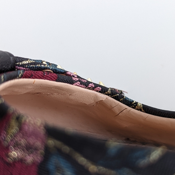 Sam Edelman Raisa bow brocade studded flats Size 6.5 - Picture 6 of 7